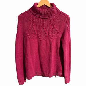 Sundance Mountainview Sweater Turtleneck Cable Knit Size Small